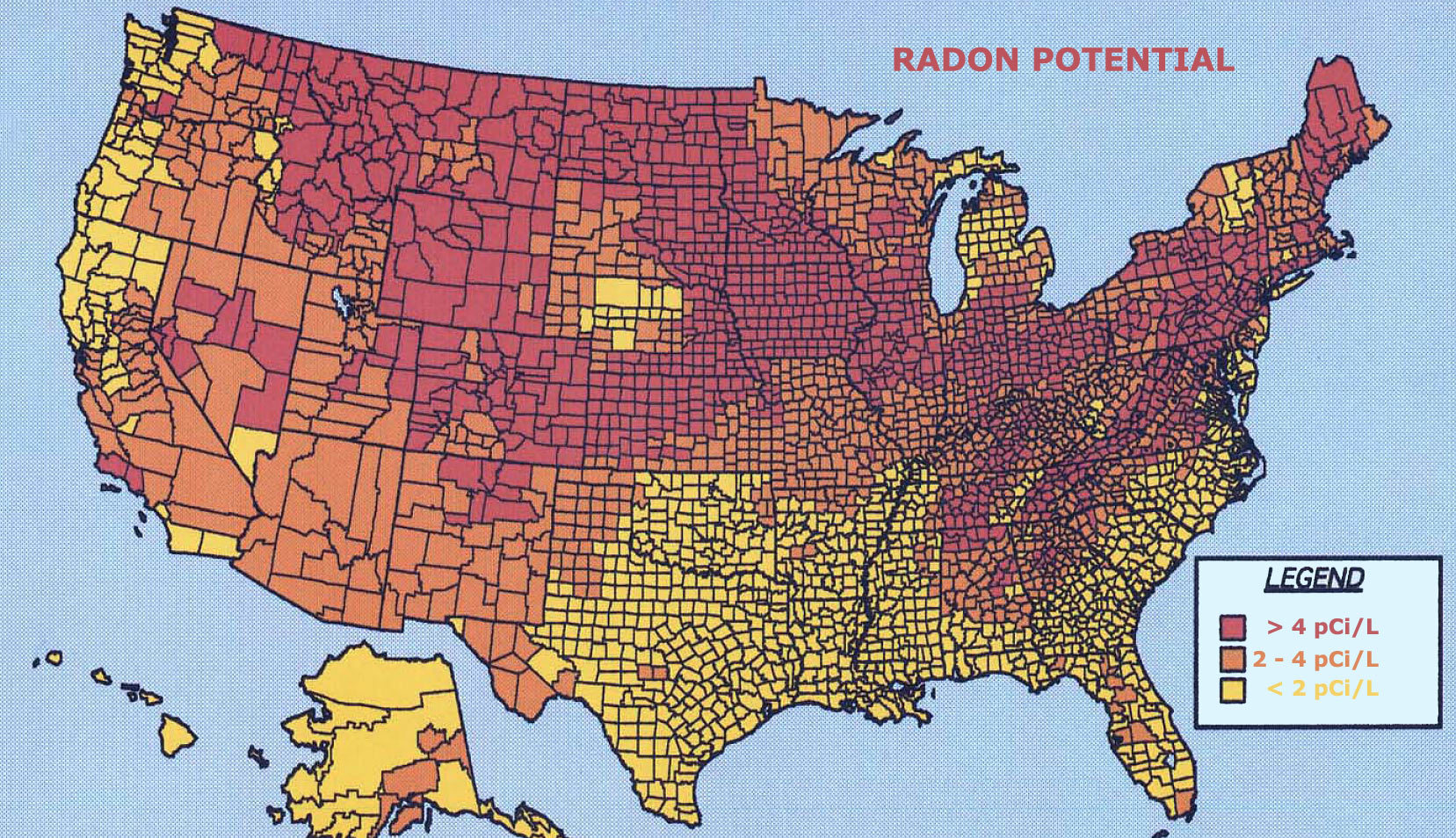 radon map of united states