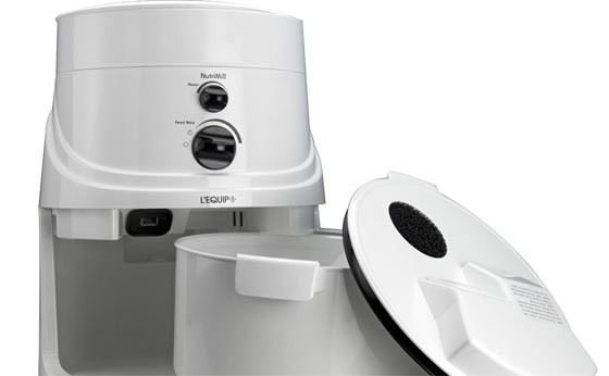 Nutrimill Electric Grain Mill To Make Flour For Homemade Bread