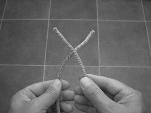 how to tie a square knot