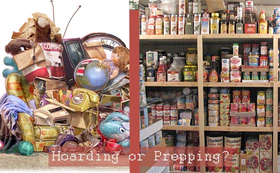 Hoarding versus Prepping