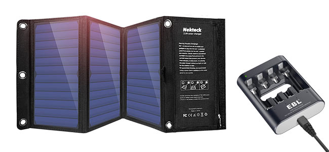 Solar USB Battery Charger