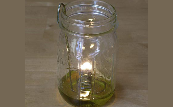 Vegetable oil deals in oil lamp