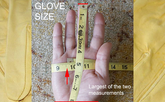 Work Glove Size Chart – How To Find Glove Size