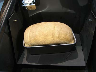 cook bread in a solar oven