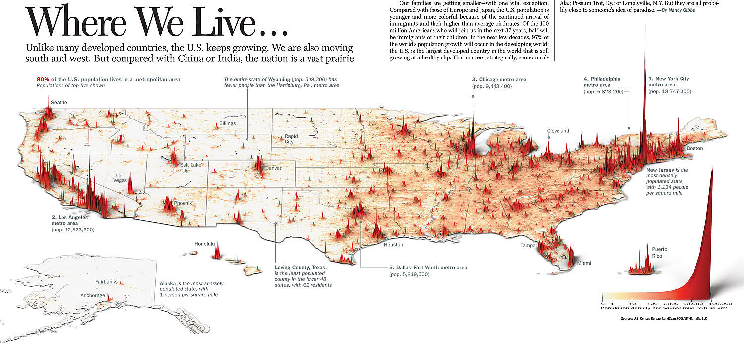 population density on a us map