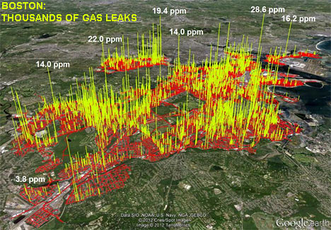 BOSTON: Thousands Of Gas Leaks