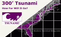 How Far Inland Can A Tsunami Travel On The East Coast USA?