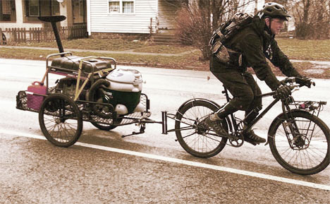 Survival Bicycle and Trailer