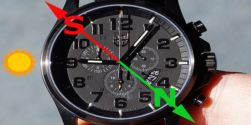 How To Use A Watch As A Compass