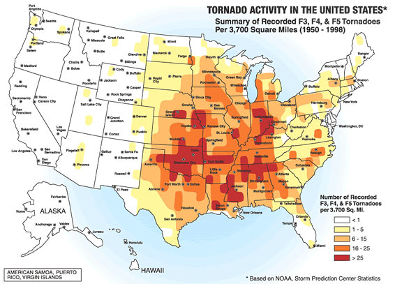 Tornado Activity in the United States