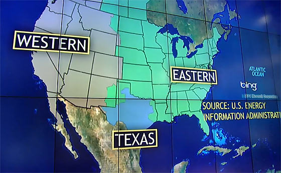 North american power grid map - engineermaz