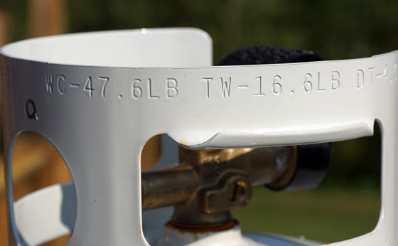 Propane Tank Weight Chart