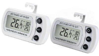 Refrigerator Freezer thermometer with maximum minimum