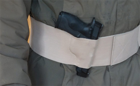 A Belly Band Holster For Concealed Or Outside Carry