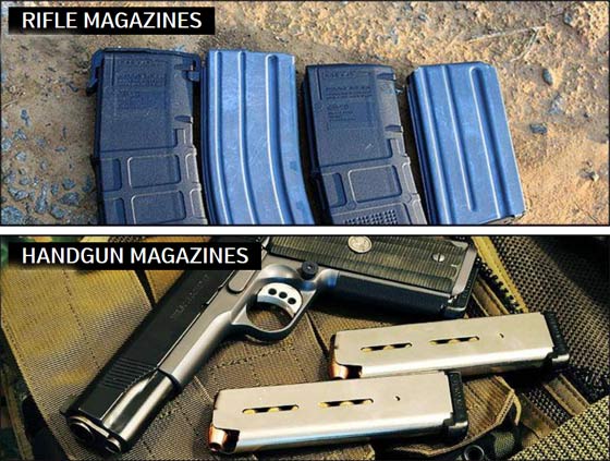 How many magazines per gun