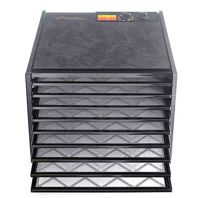 Front view of Excalibur food dehydrator