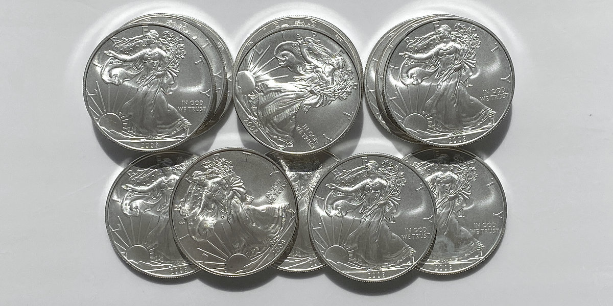 Silver coins for collapse currency
