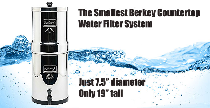Smallest Berkey Countertop Water Filter System