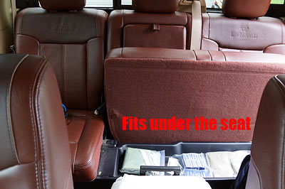 where to keep food in your vehicle