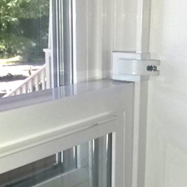 portable air conditioner window security