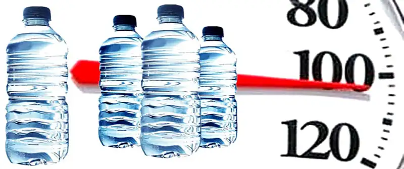Bottled water might taste like plastic after being in the hot sun.