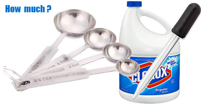 How Much Bleach To Purify Water 55 Gallons Ratio To Use