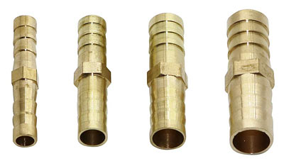 Barbed straight connector pipe fittings