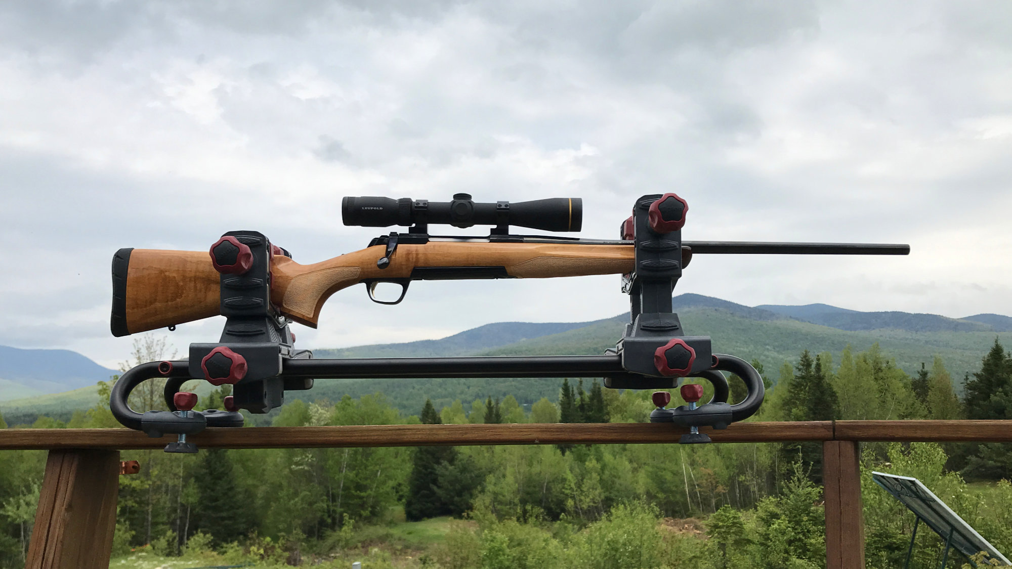 Limited Edition Browning X-Bolt Medallion Rifle with a Maple stock