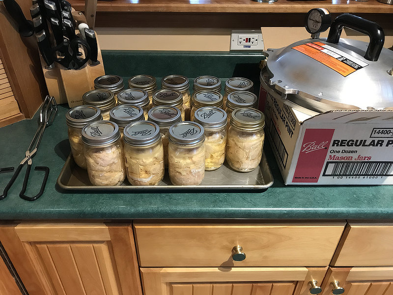 Canning Raw Chicken With the Electric Carey Pressure Canner