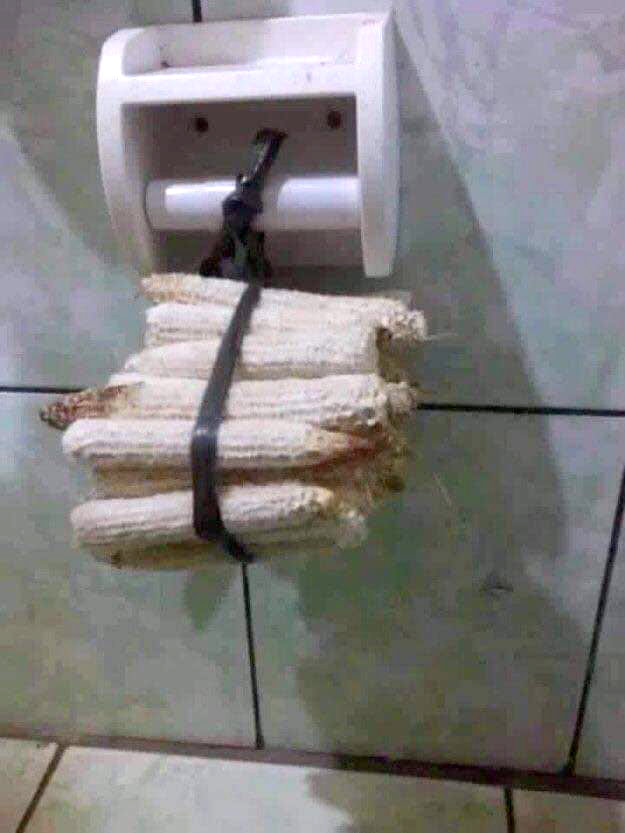 For when toilet paper runs out