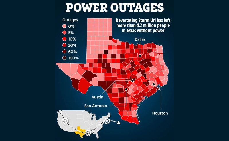 Massive Grid Down Leads To Collapsing Infrastructure 