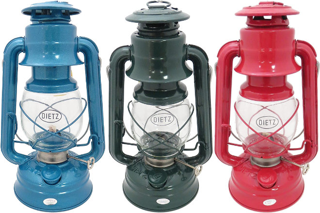 The Dietz oil lamps are the most popular.