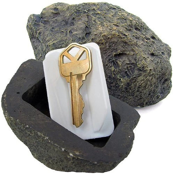 Hide a key in a fake rock