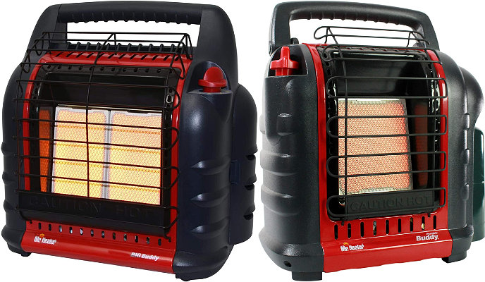 Portable Radiant Big Buddy Heater with Hose and Adapter