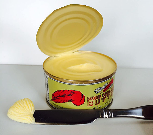 Red Feather canned butter what it looks like