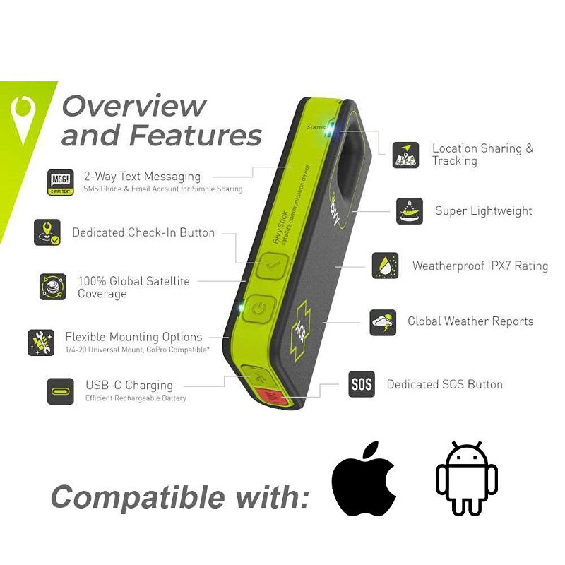 Features of the Bivy Stick