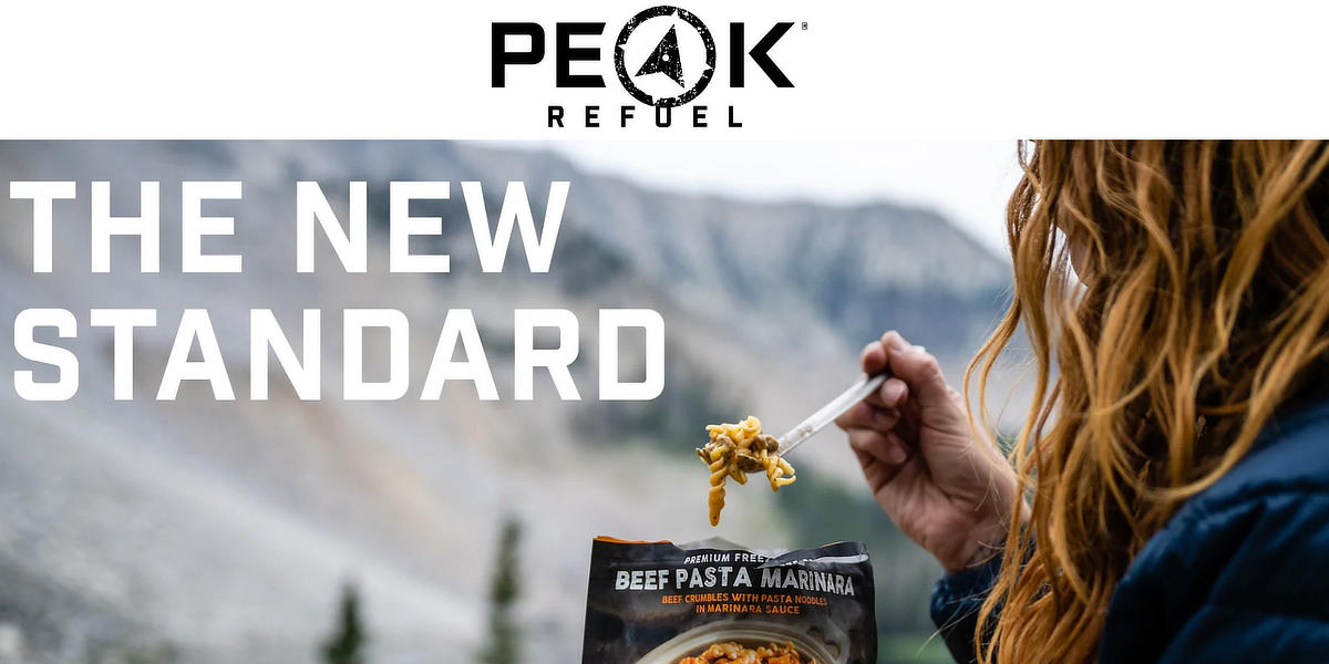 Peak Refuel meal pouches