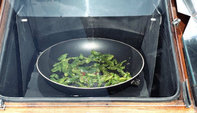 bell peppers in All American Sun Oven