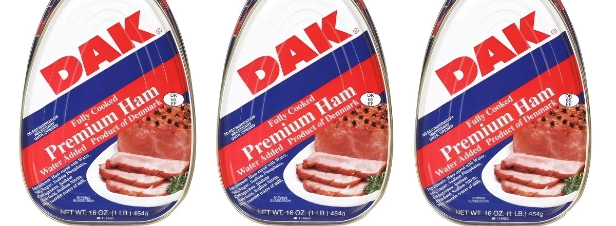 DAK ham is a high calorie canned food choice for survival preparedness