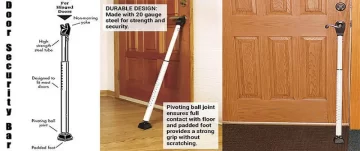 Door Security Bar – Significant Extra Layer Of Protection