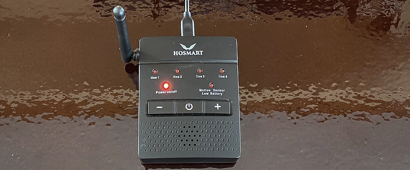 HOSMART receiver for portable motion sensor alarm system