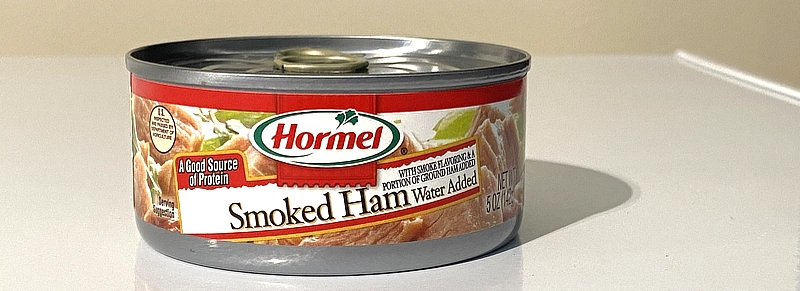 Can of Hormel Smoked Ham